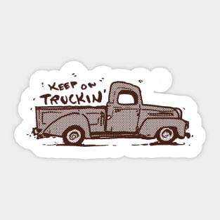 Keep on Truckin' Sticker